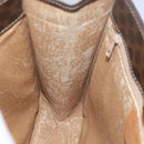 CELINE Macadam Canvas Hand Bag PVC Leather Brown Auth ar12154-17