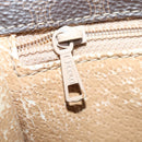 CELINE Macadam Canvas Hand Bag PVC Leather Brown Auth ar12154-19