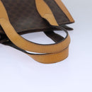 CELINE Macadam Canvas Hand Bag PVC Leather Brown Auth ar12154-7