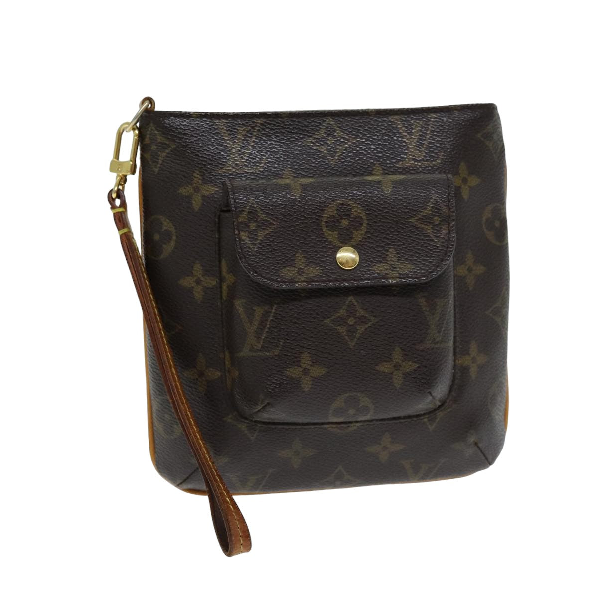 LOUIS VUITTON Monogram Partition Pouch M51901 LV Auth ar12155