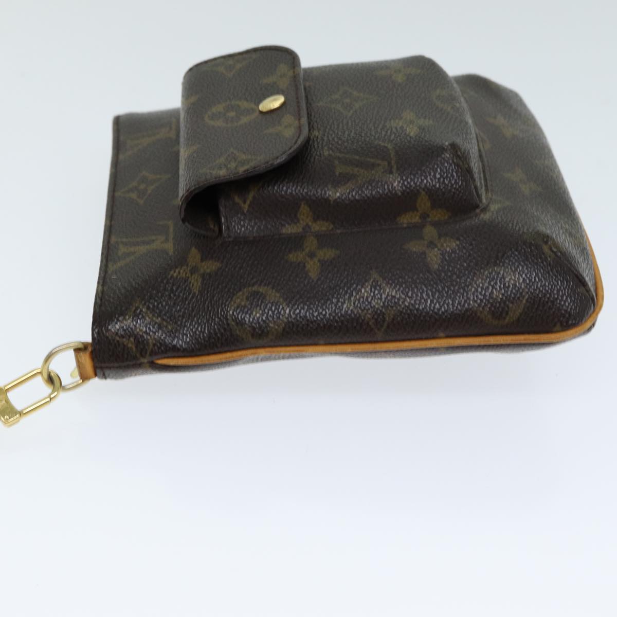 LOUIS VUITTON Monogram Partition Pouch M51901 LV Auth ar12155