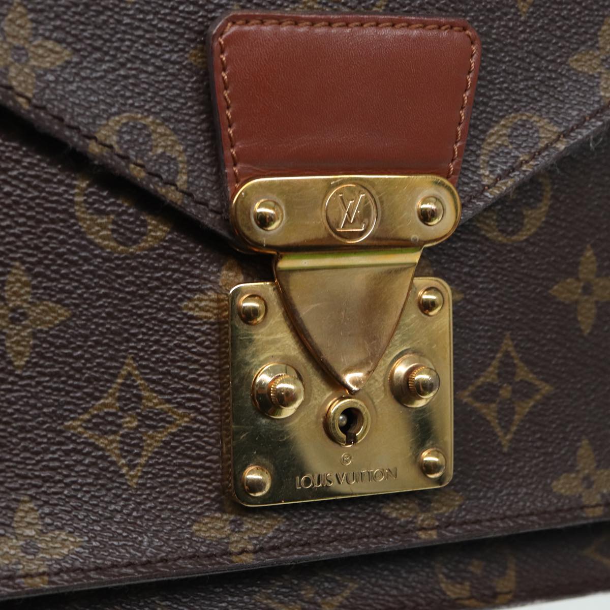 LOUIS VUITTON Monogram Monceau 26 Shoulder Bag M51187 LV Auth ar12172