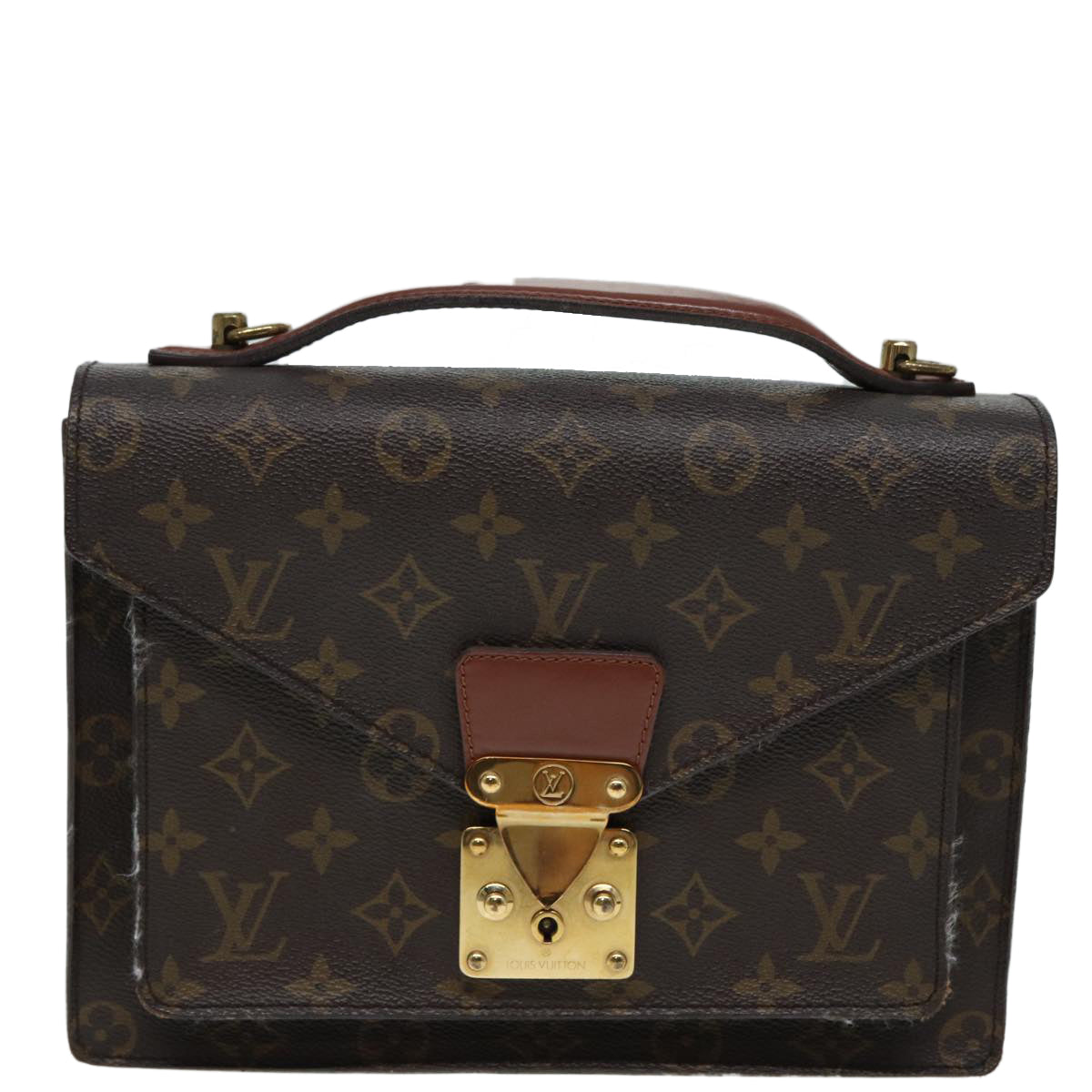 LOUIS VUITTON Monogram Monceau 26 Shoulder Bag M51187 LV Auth ar12172