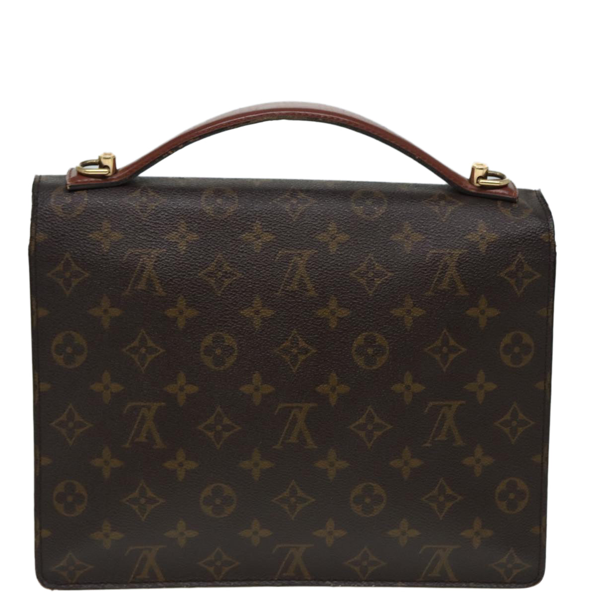 LOUIS VUITTON Monogram Monceau 28 Hand Bag 2way M51185 LV Auth ar12173 - 0