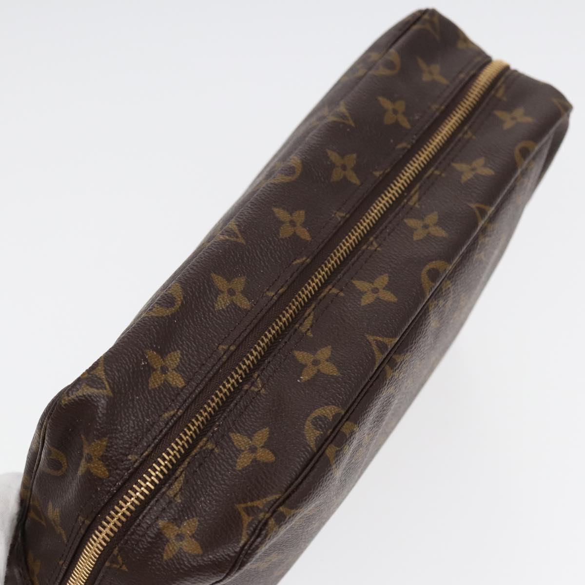 LOUIS VUITTON Monogram Trousse Toilette 28 Clutch Bag M47522 LV Auth ar12175