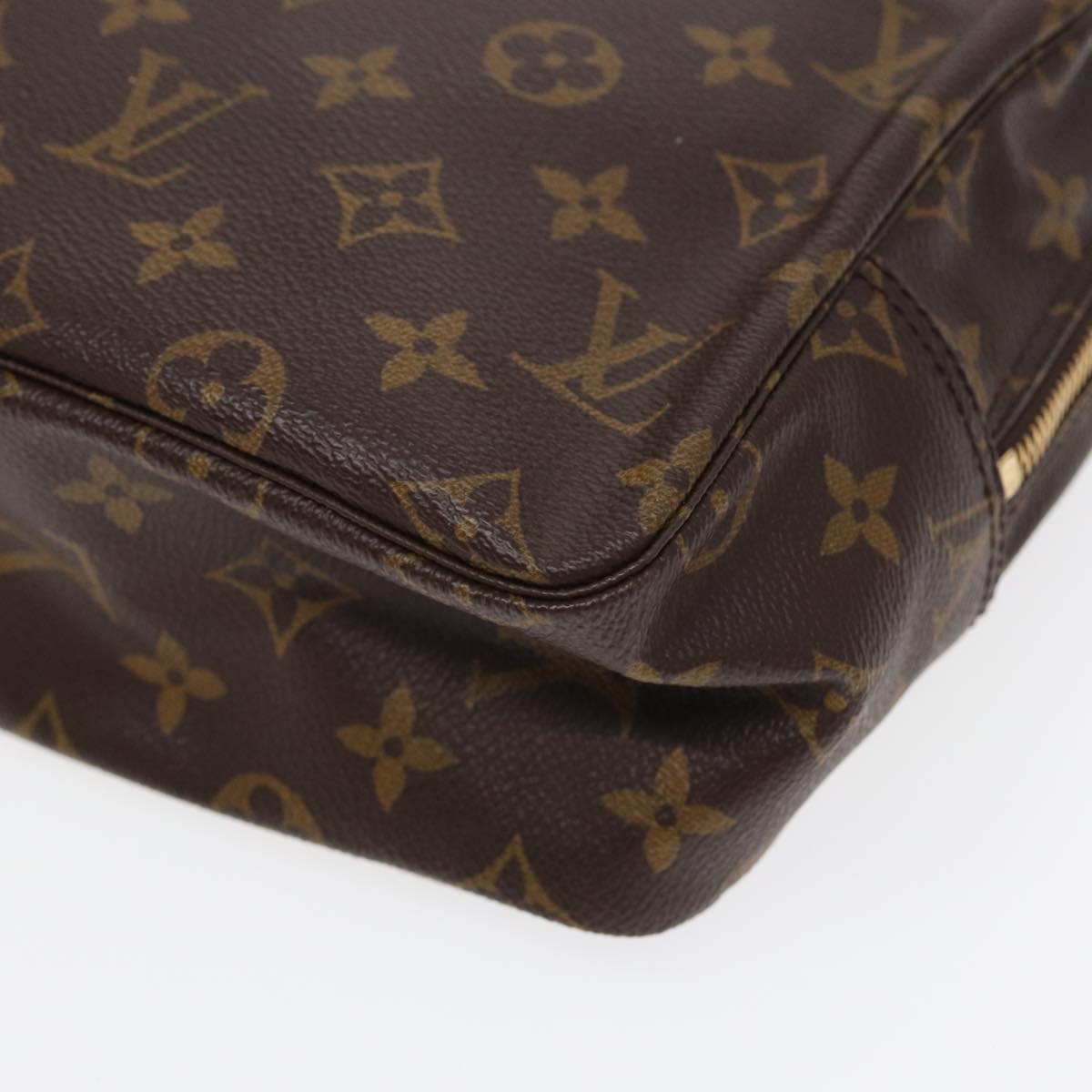 LOUIS VUITTON Monogram Trousse Toilette 28 Clutch Bag M47522 LV Auth ar12175