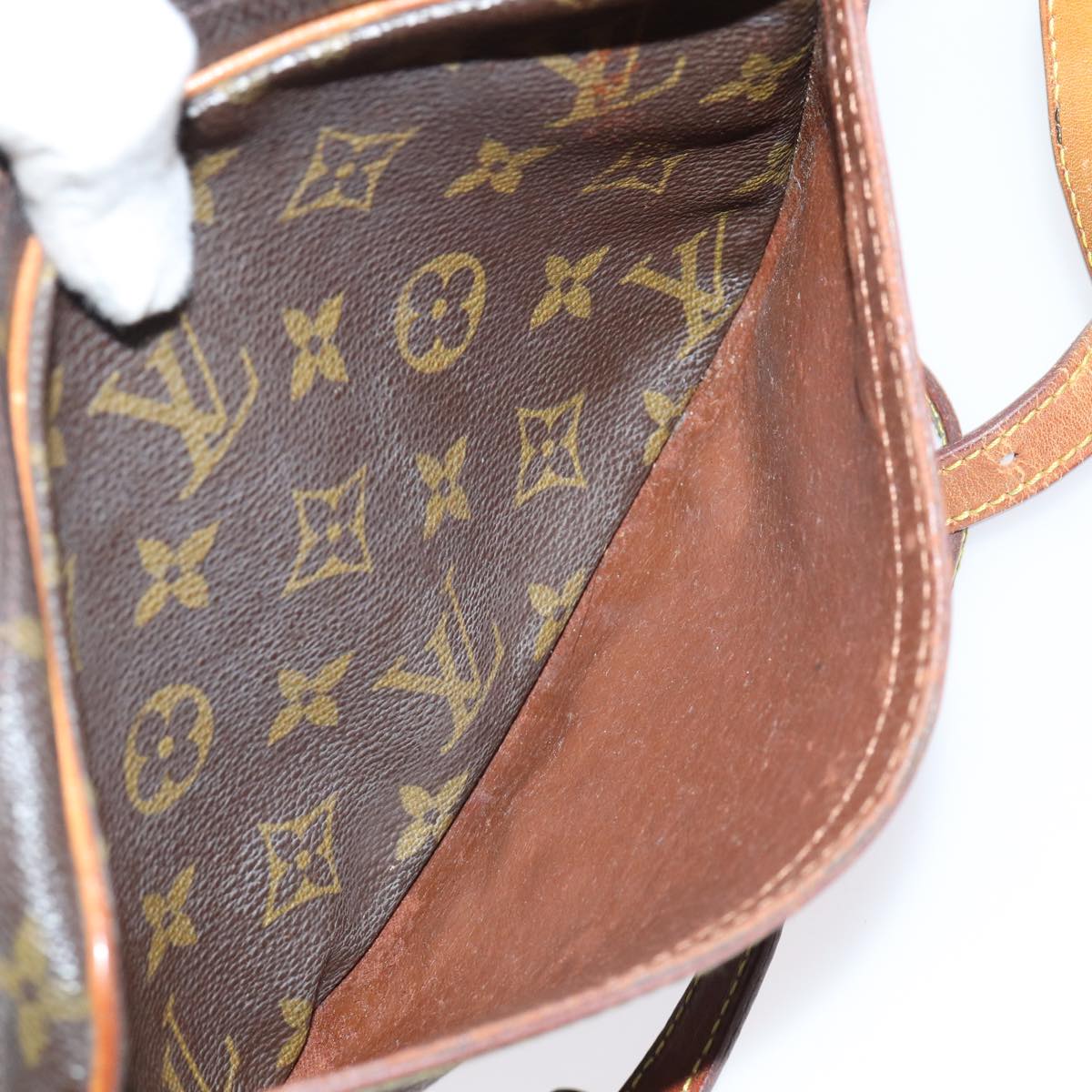 LOUIS VUITTON Monogram Jeune Fille PM Shoulder Bag M51227 LV Auth ar12180