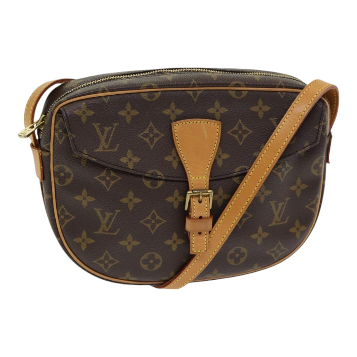 LOUIS VUITTON Monogram Jeune Fille MM Shoulder Bag M51226 LV Auth ar12181