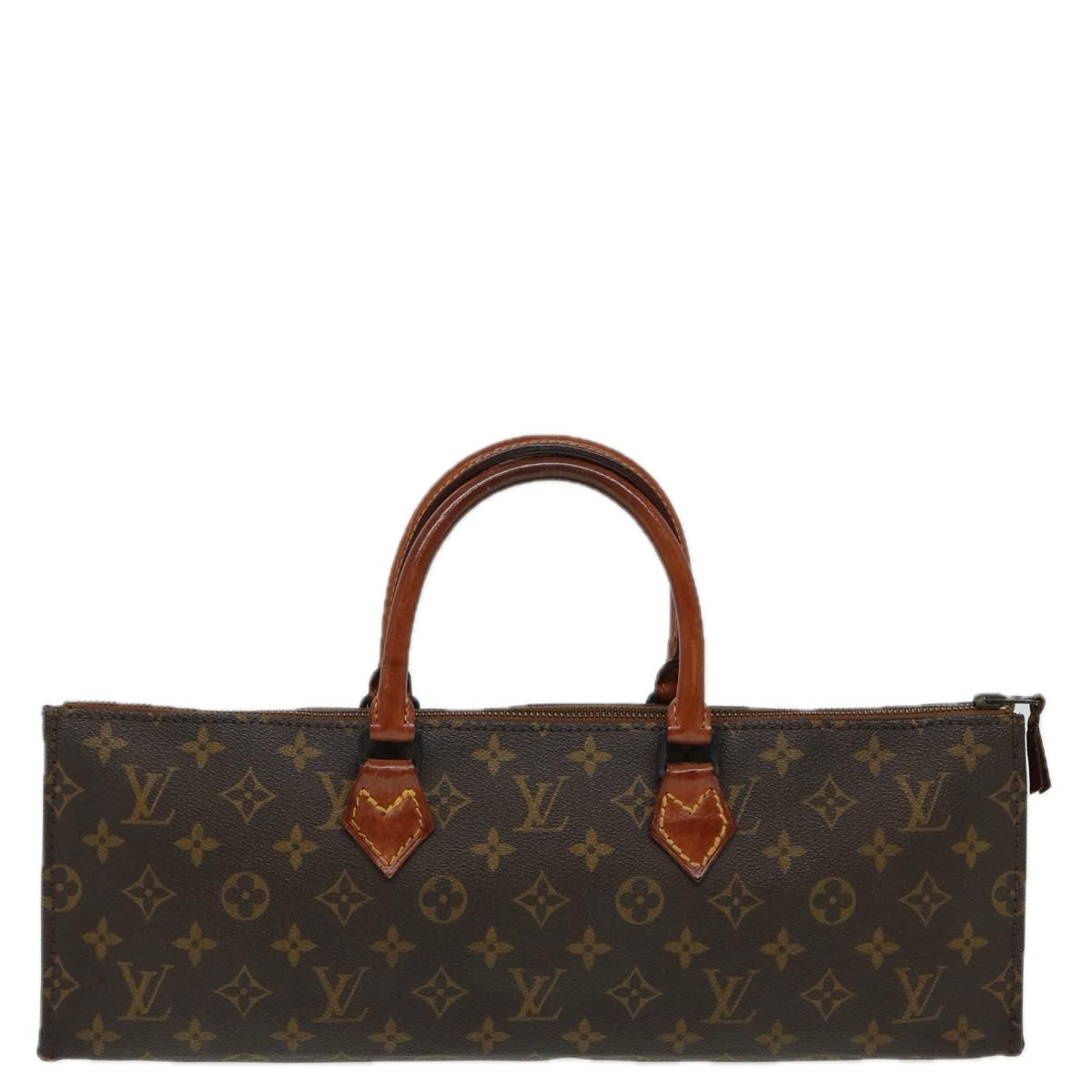 LOUIS VUITTON Monogram Sac Triangle Hand Bag Vintage M51360 LV Auth ar12184