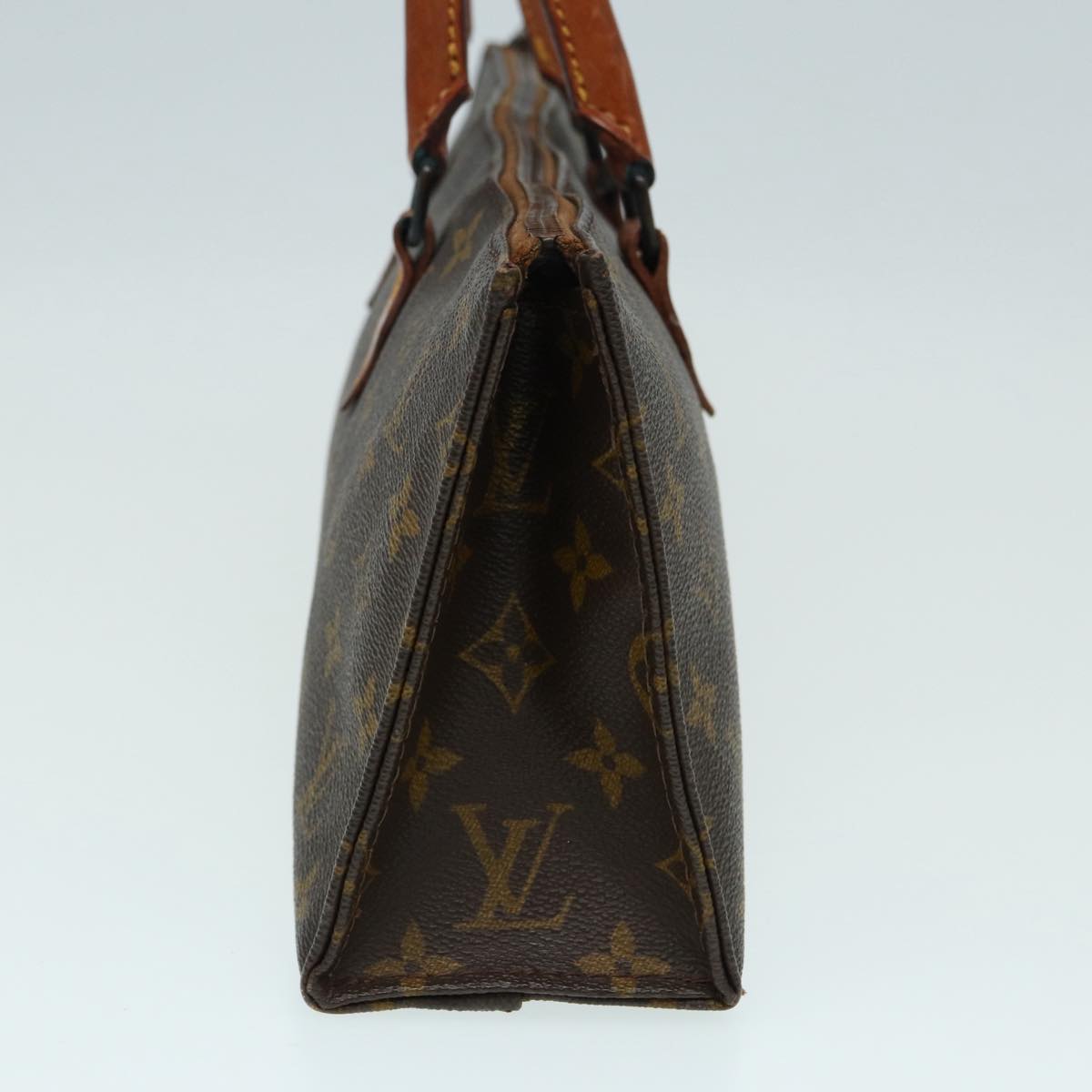 LOUIS VUITTON Monogram Sac Triangle Hand Bag Vintage M51360 LV Auth ar12184