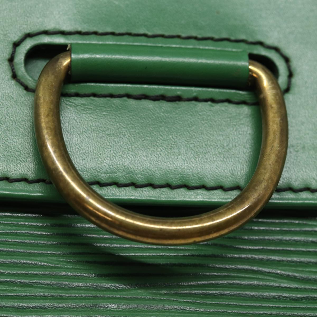 LOUIS VUITTON Epi Jena Clutch Bag Green M52724 LV Auth ar12186