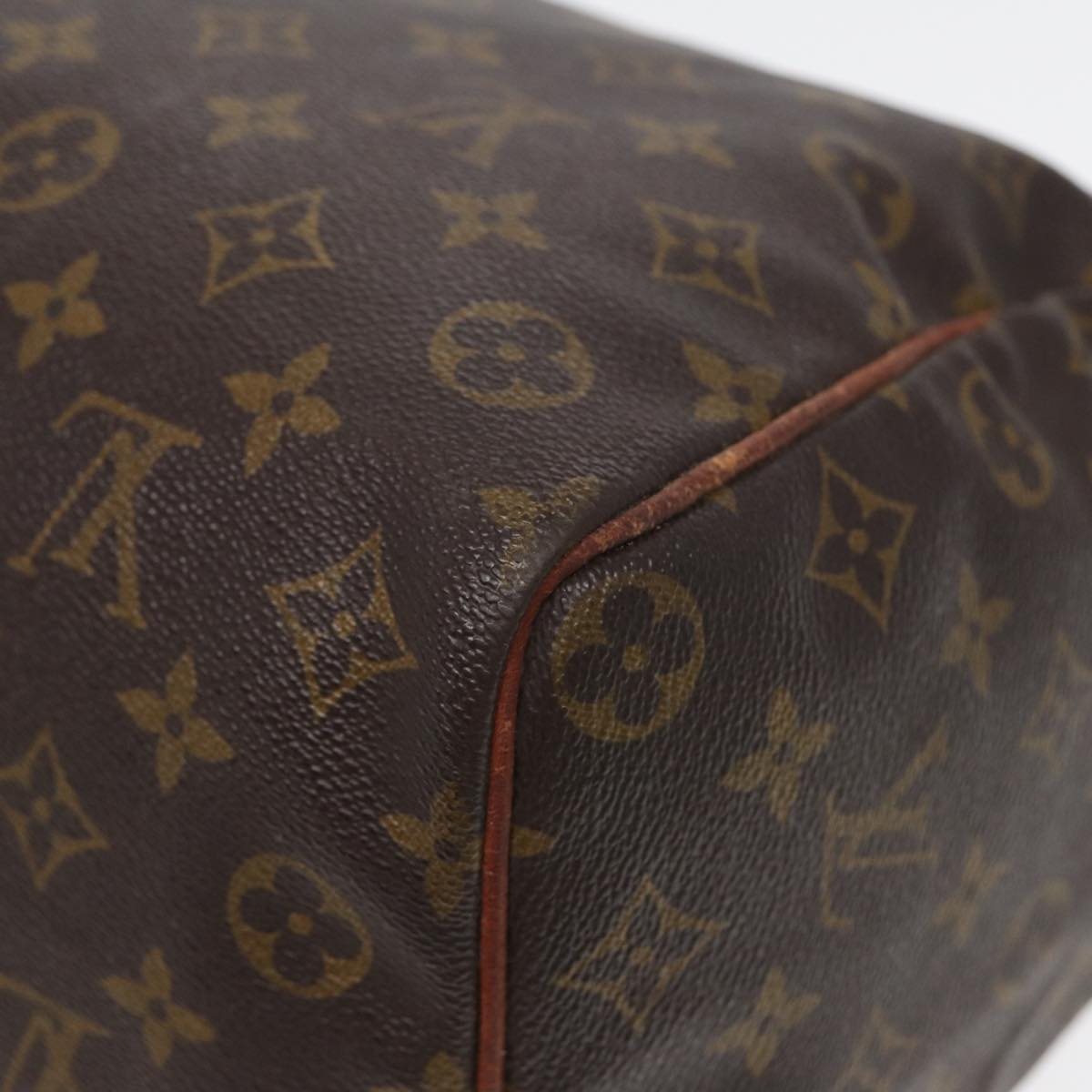 LOUIS VUITTON Monogram Speedy 35 Hand Bag M41524 LV Auth ar12189