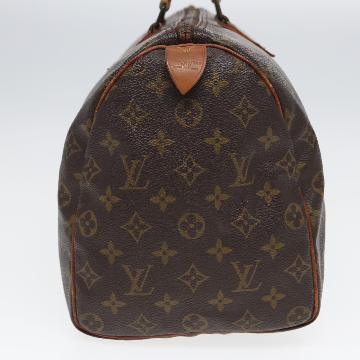 LOUIS VUITTON Monogram Speedy 35 Hand Bag M41524 LV Auth ar12189