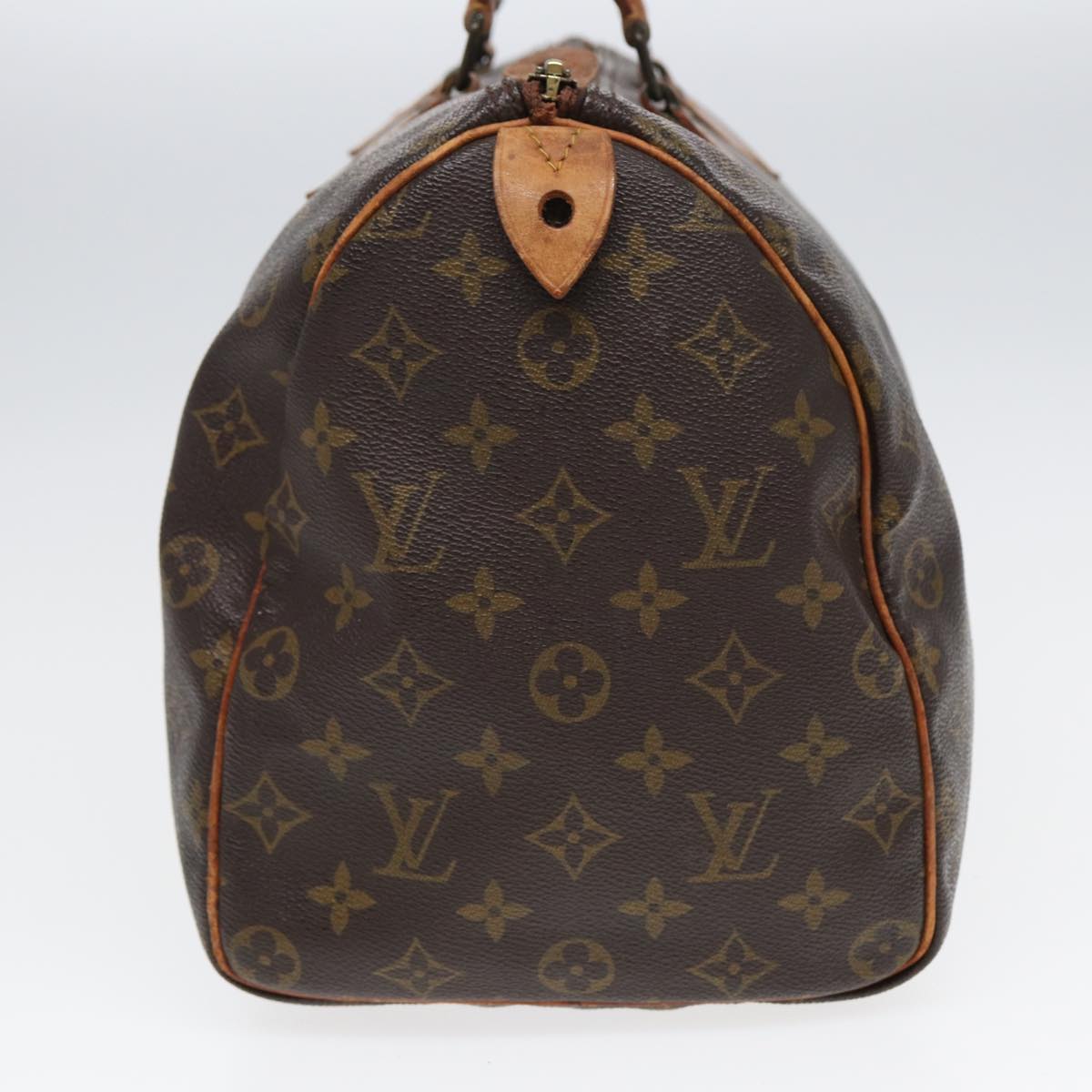 LOUIS VUITTON Monogram Speedy 35 Hand Bag M41524 LV Auth ar12189