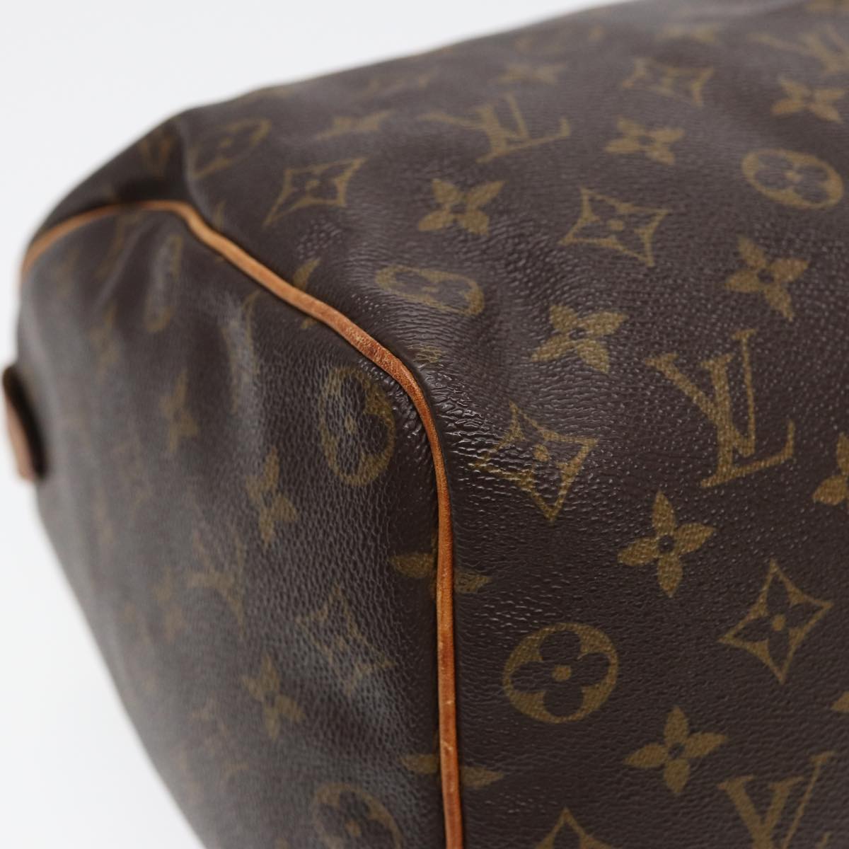 LOUIS VUITTON Monogram Speedy 35 Hand Bag M41524 LV Auth ar12190