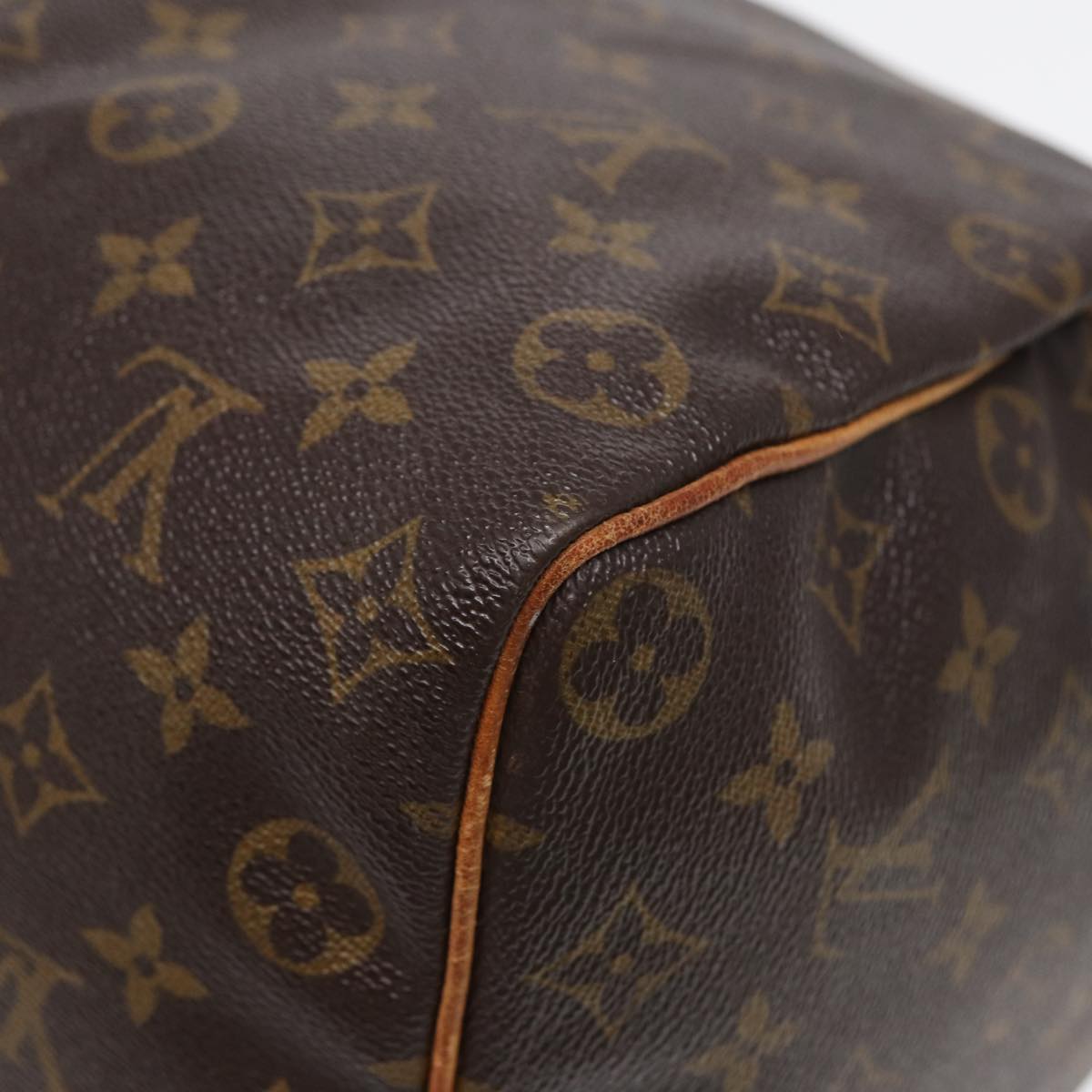 LOUIS VUITTON Monogram Speedy 35 Hand Bag M41524 LV Auth ar12190