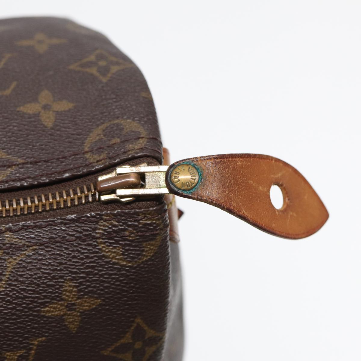 LOUIS VUITTON Monogram Speedy 35 Hand Bag M41524 LV Auth ar12190