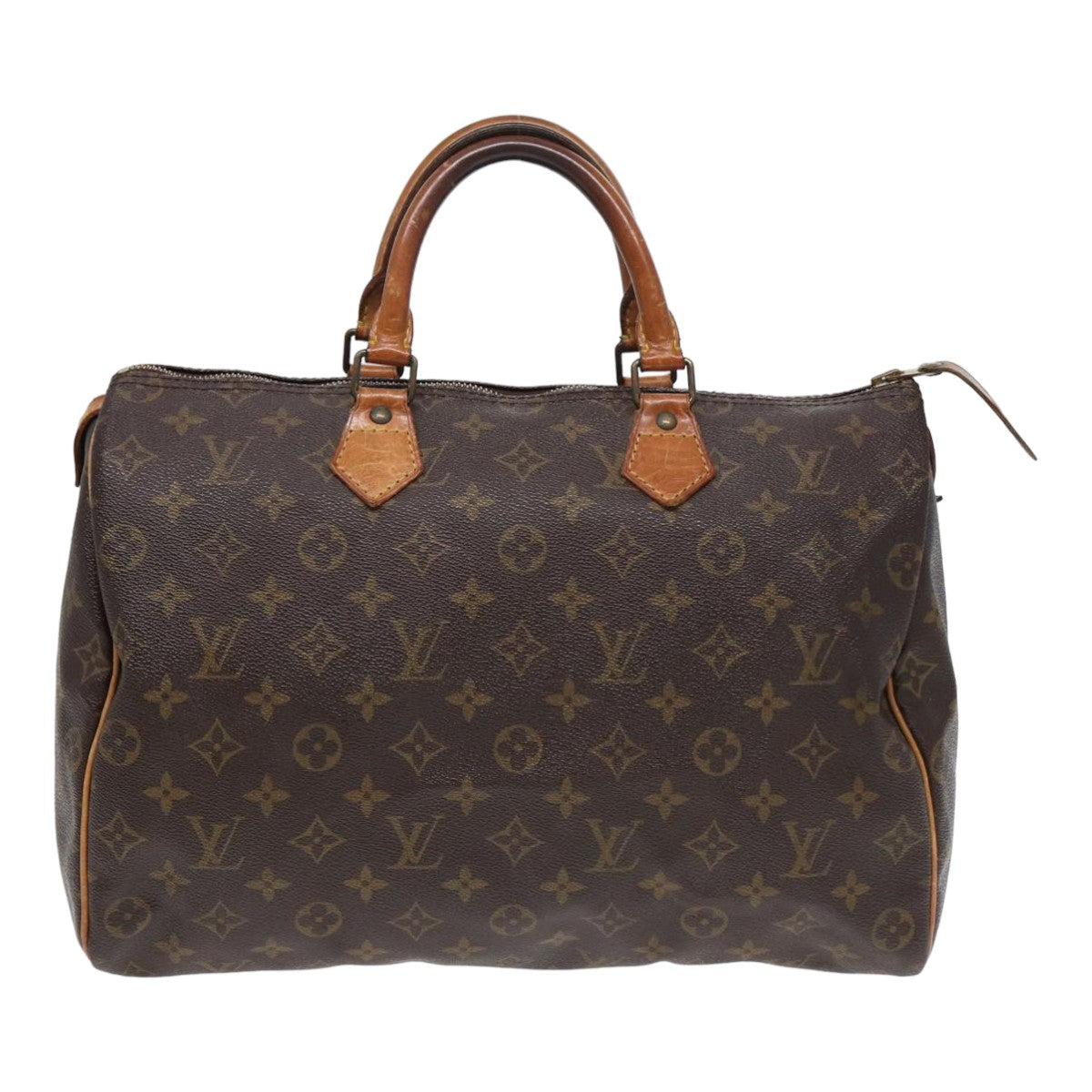 LOUIS VUITTON Monogram Speedy 35 Hand Bag M41524 LV Auth ar12190 - 0