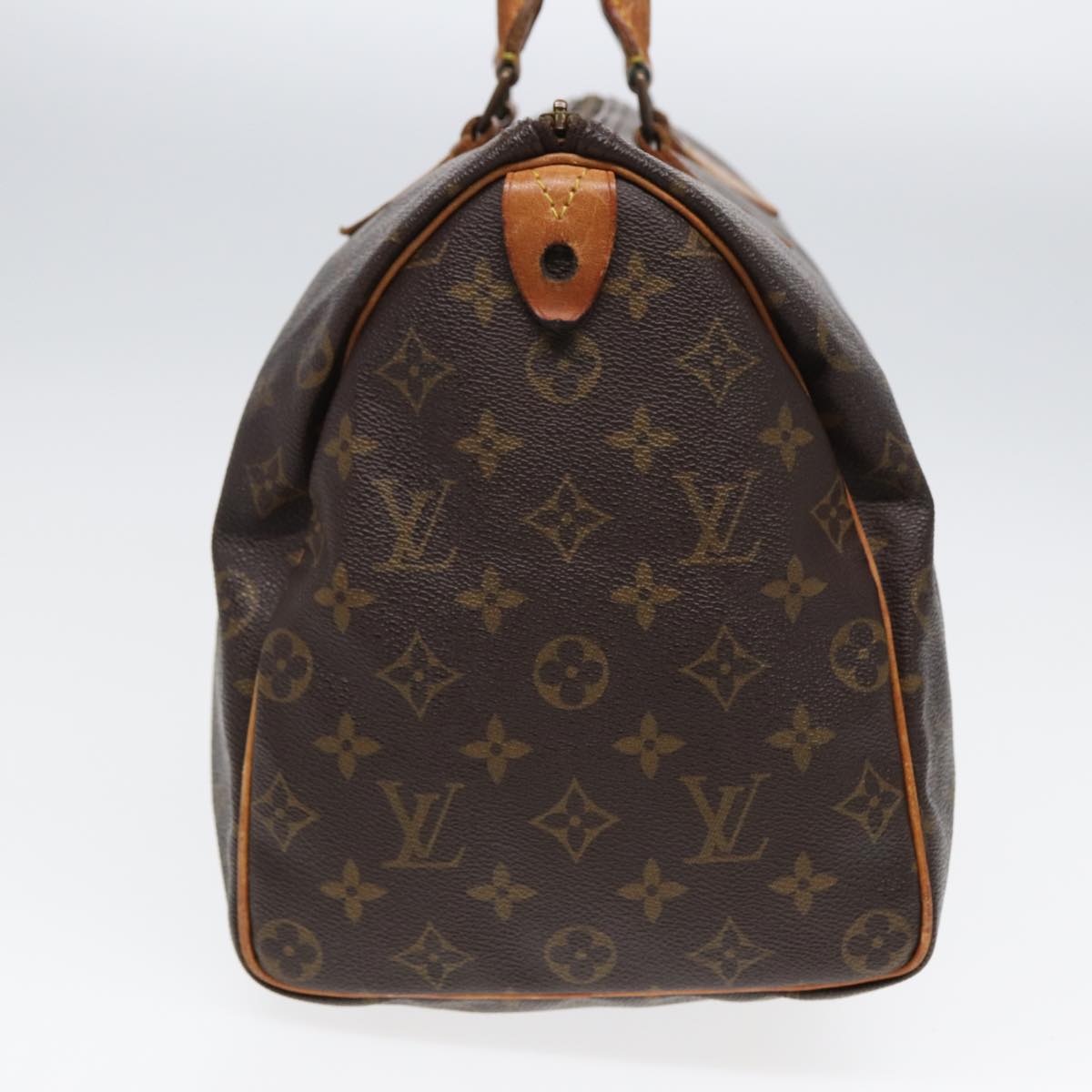 LOUIS VUITTON Monogram Speedy 35 Hand Bag M41524 LV Auth ar12190