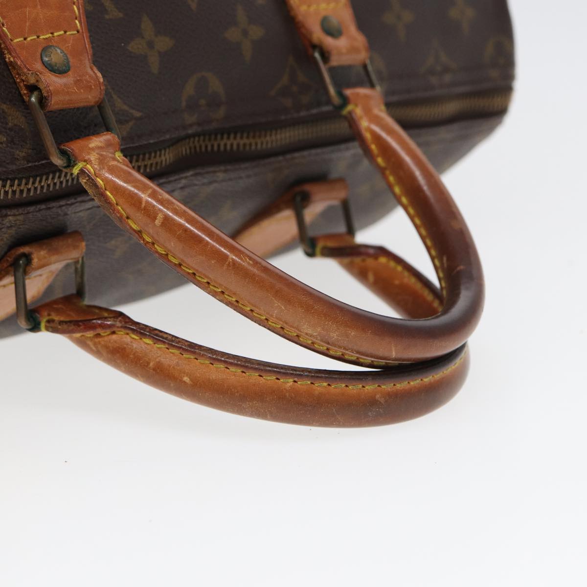 LOUIS VUITTON Monogram Speedy 35 Hand Bag M41524 LV Auth ar12190