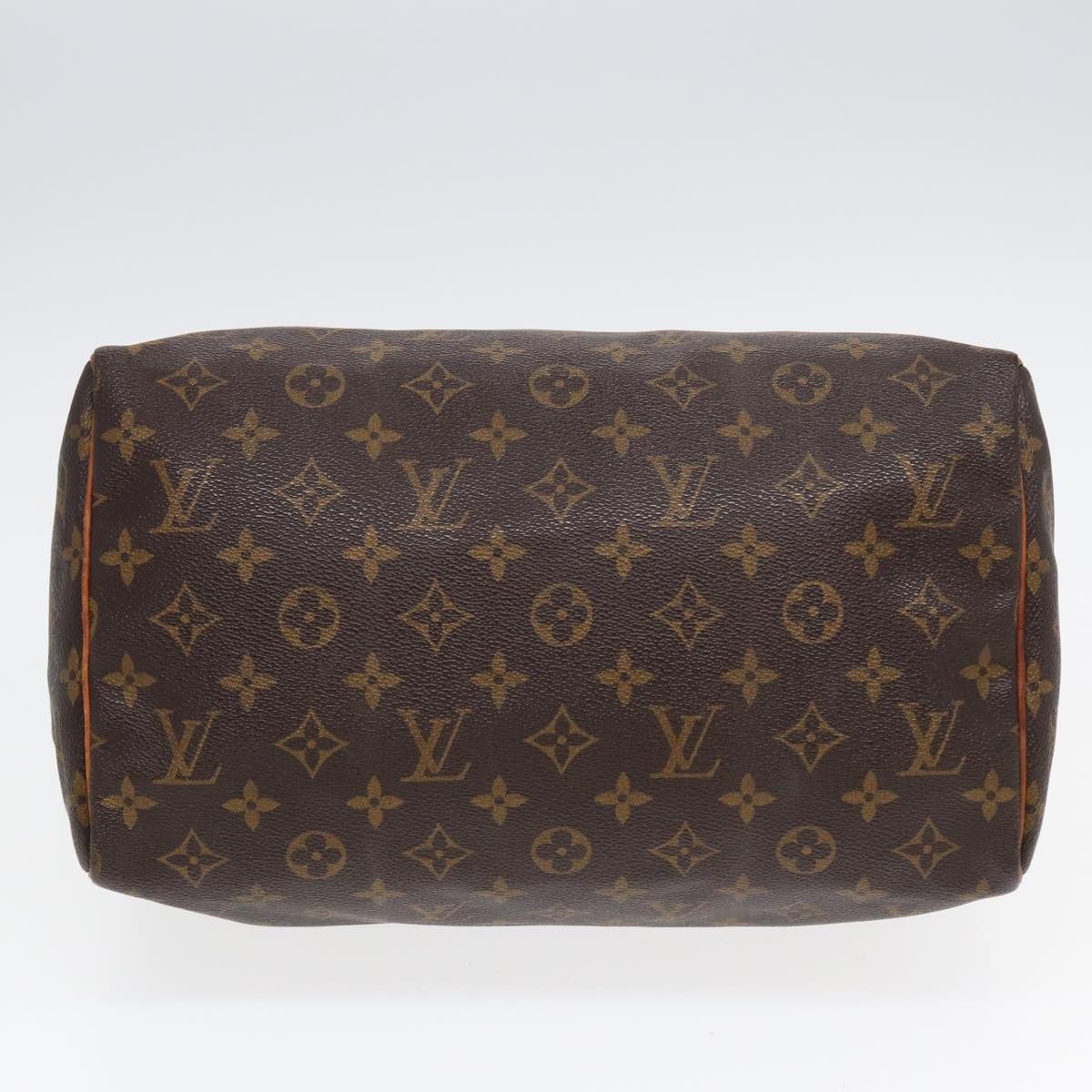 LOUIS VUITTON Monogram Speedy 30 Hand Bag M41526 LV Auth ar12191