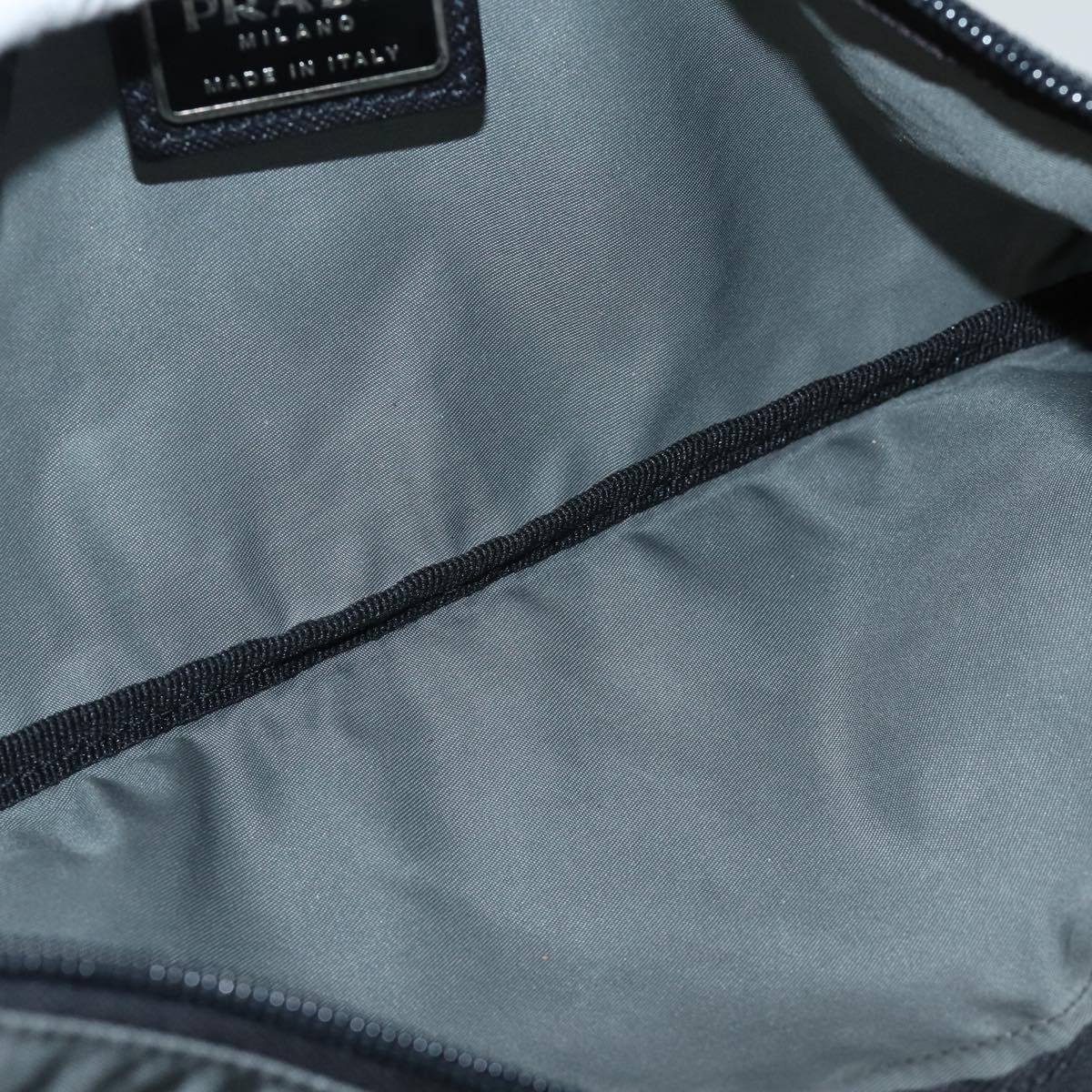 PRADA Waist bag Nylon Gray Auth ar12207