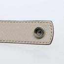 FENDI Hand Bag Leather Beige Auth ar12221-31