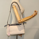 FENDI Hand Bag Leather Beige Auth ar12221-33