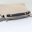 FENDI Handtasche Leder Beige Auth ar12221-6