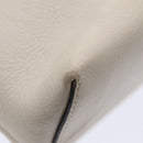 FENDI Hand Bag Leather Beige Auth ar12221-14