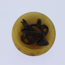 HERMES Earring Beige Auth ar12239-11