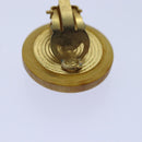 HERMES Earring Beige Auth ar12239-16