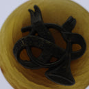 HERMES Earring Beige Auth ar12239-19