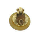 HERMES Earring Beige Auth ar12239-3