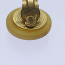 HERMES Earring Beige Auth ar12239-7