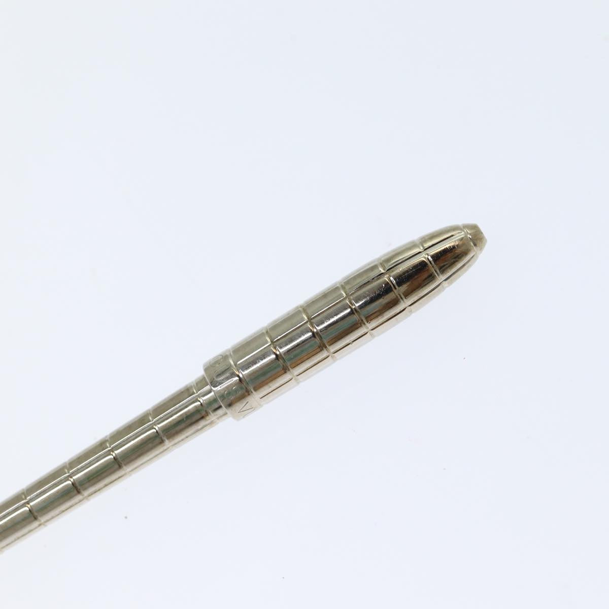 LOUIS VUITTON Styro Agenda Ballpoint Pen metal Silver LV Auth ar12242