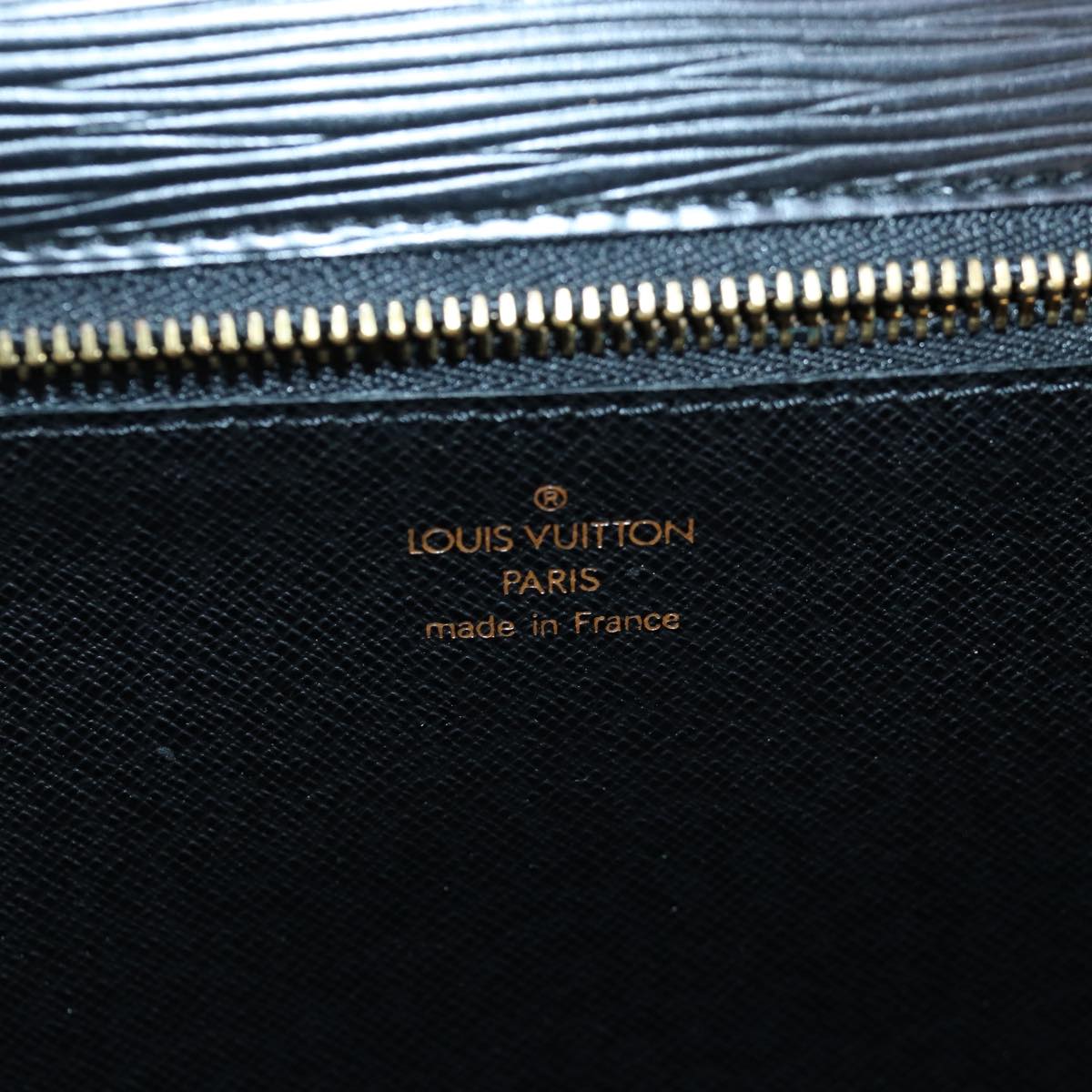 LOUIS VUITTON Epi Monceau 28 Hand Bag Black M52122 LV Auth ar12255