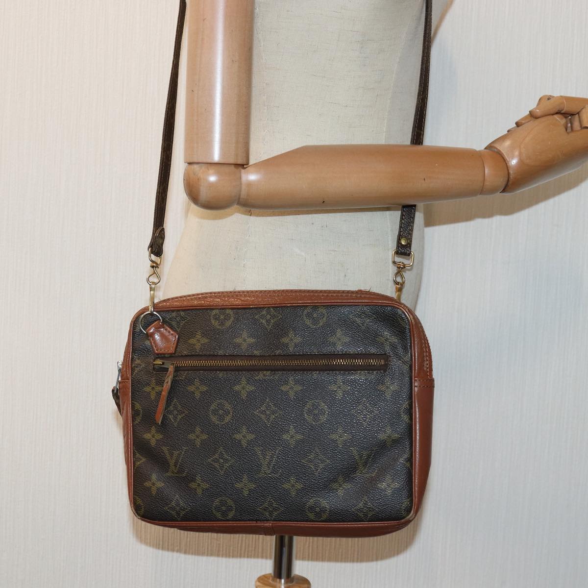 LOUIS VUITTON Monogram Marly Bandouliere Bag Vintage M51282 LV Auth ar12257