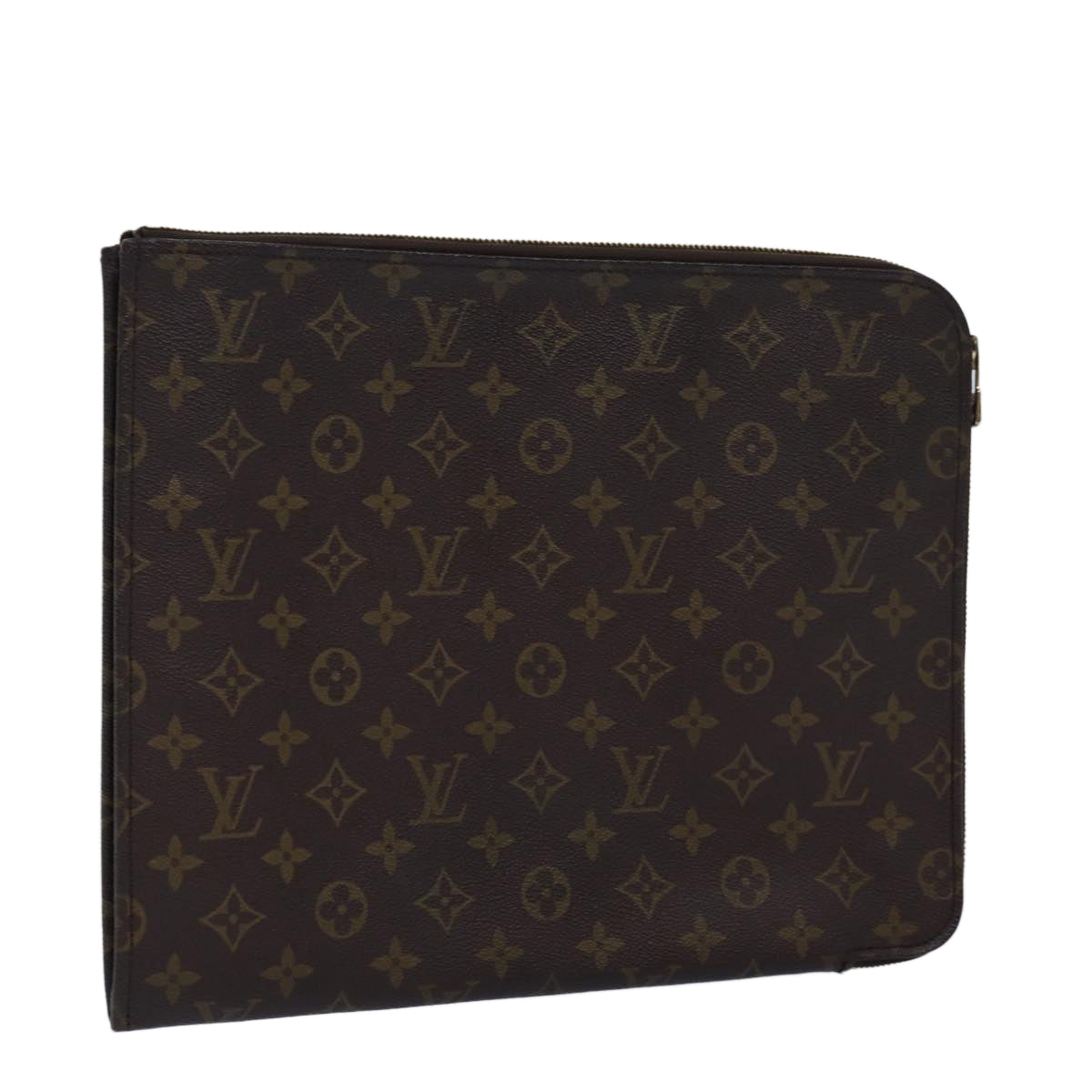 LOUIS VUITTON Monogram Posh Documents Clutch Bag M53456 LV Auth ar12265