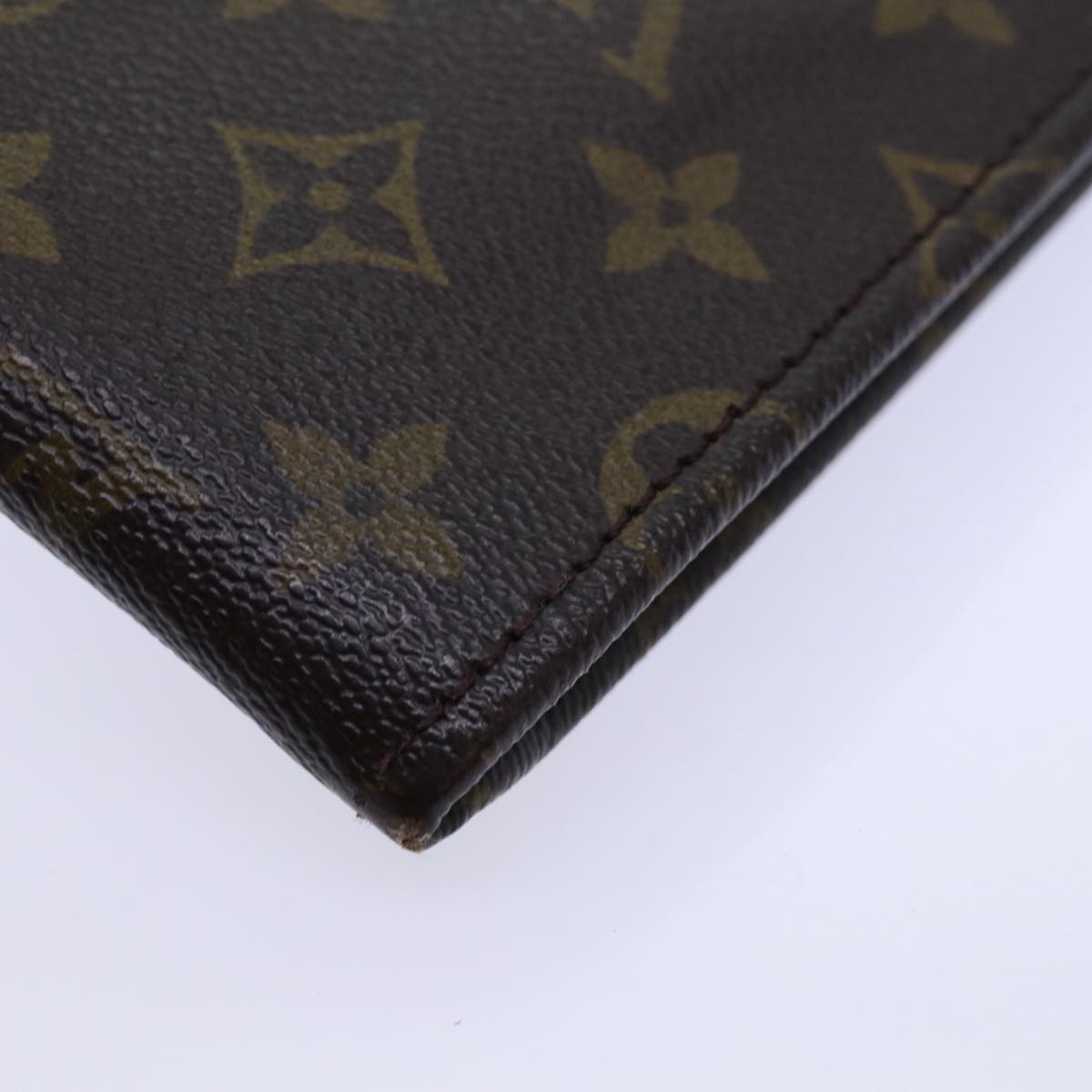 LOUIS VUITTON Monogram Posh Documents Clutch Bag M53456 LV Auth ar12265