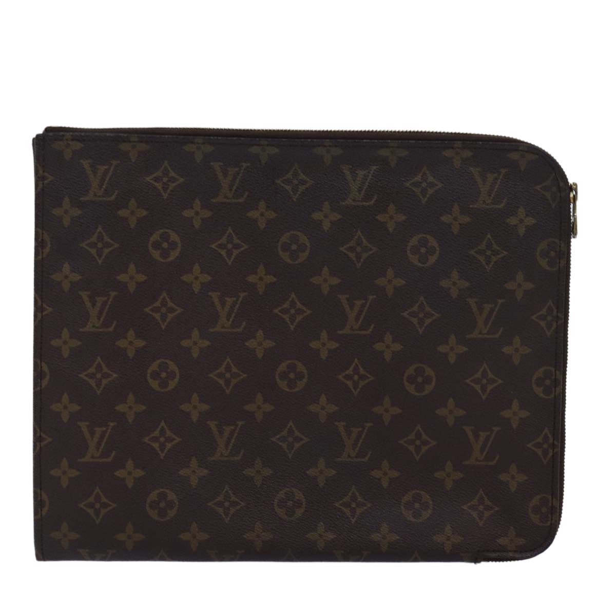 LOUIS VUITTON Monogram Posh Documents Clutch Bag M53456 LV Auth ar12265 - 0