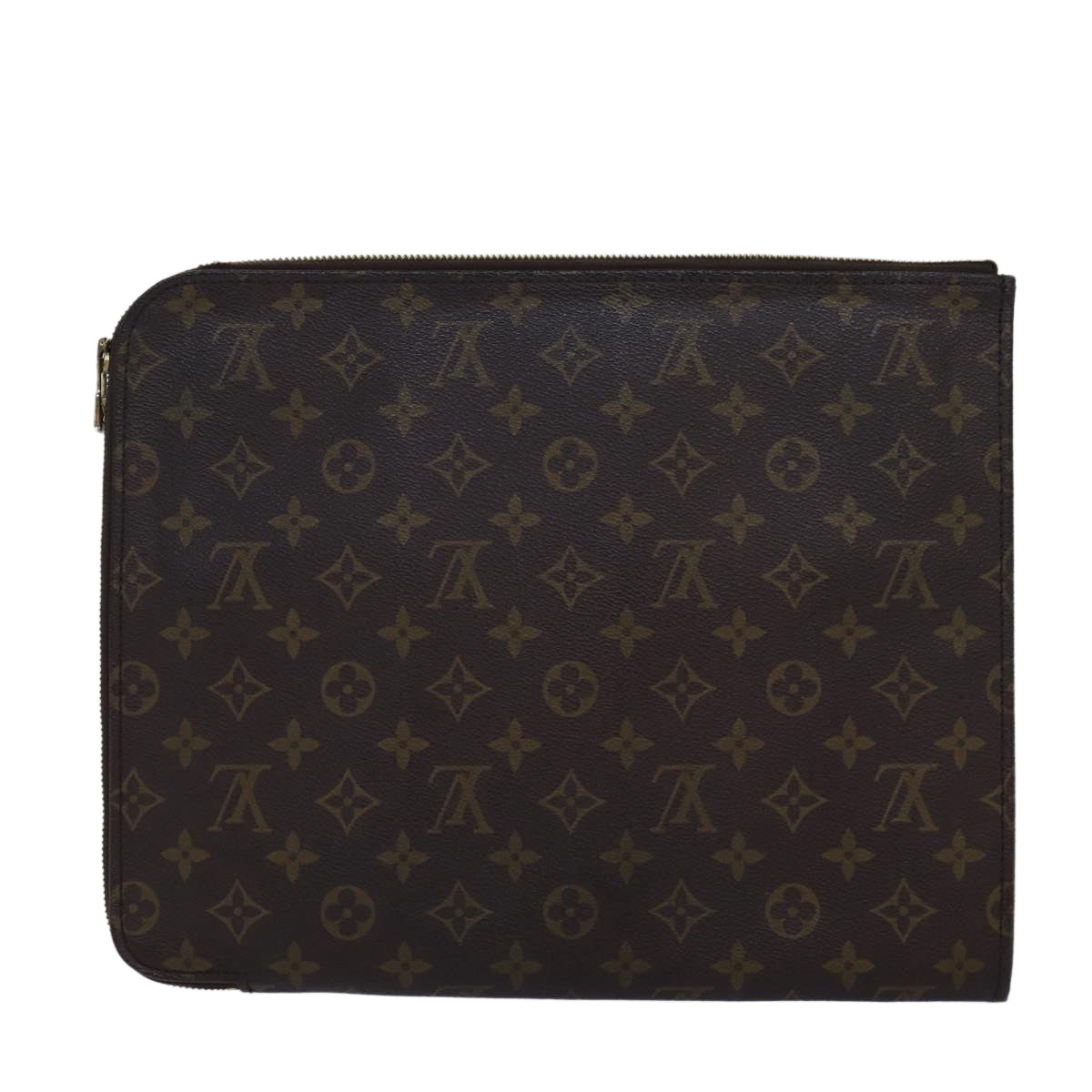 LOUIS VUITTON Monogram Posh Documents Clutch Bag M53456 LV Auth ar12265