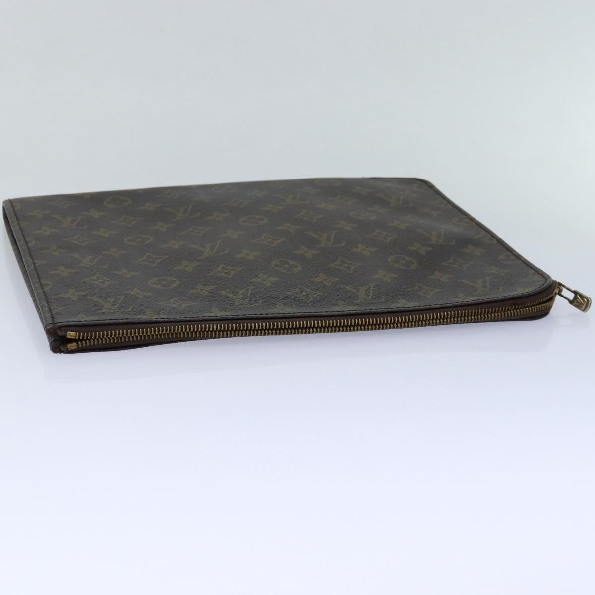 LOUIS VUITTON Monogram Posh Documents Clutch Bag M53456 LV Auth ar12265