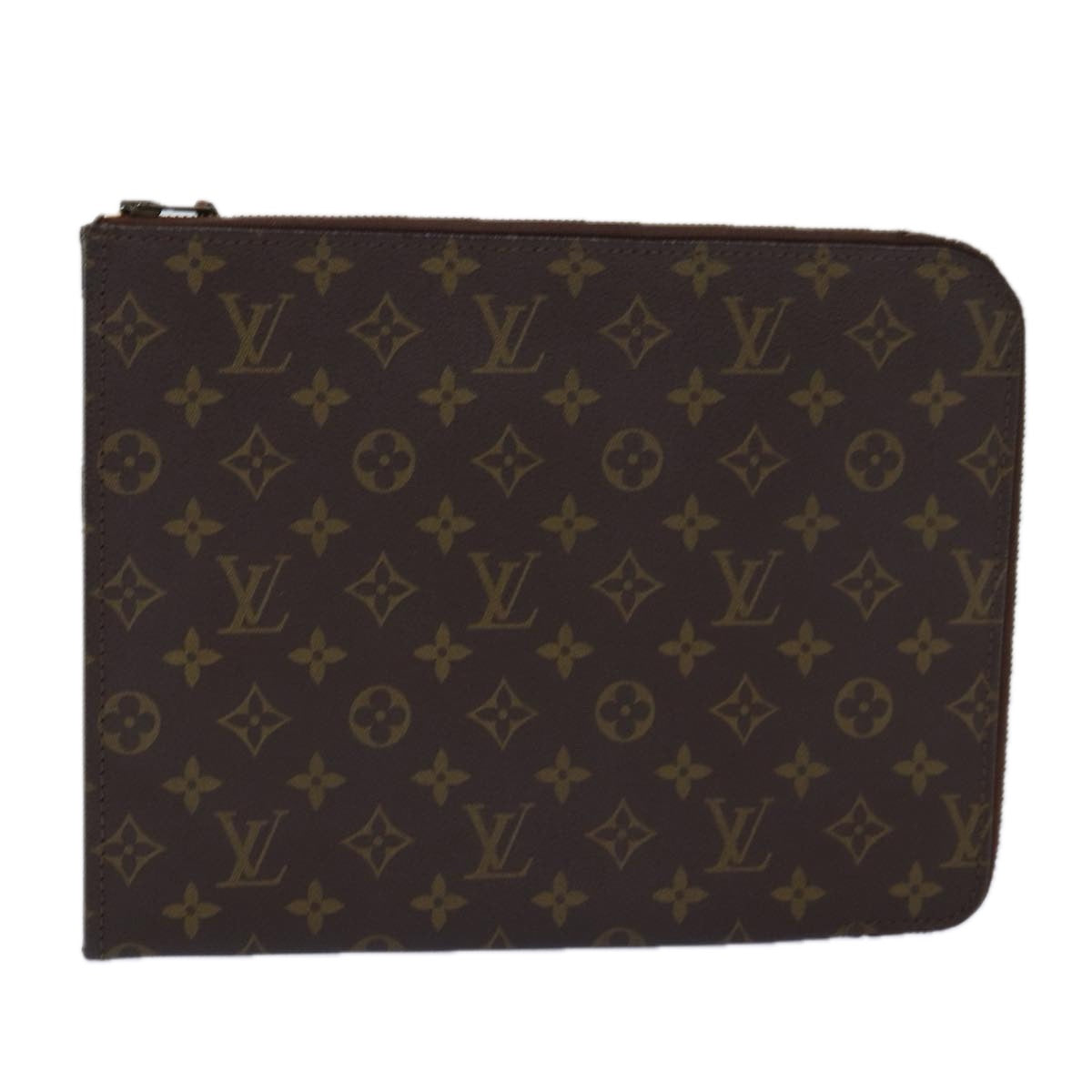 LOUIS VUITTON Monogram Posh Documents Clutch Bag Vintage M53456 LV Auth ar12267