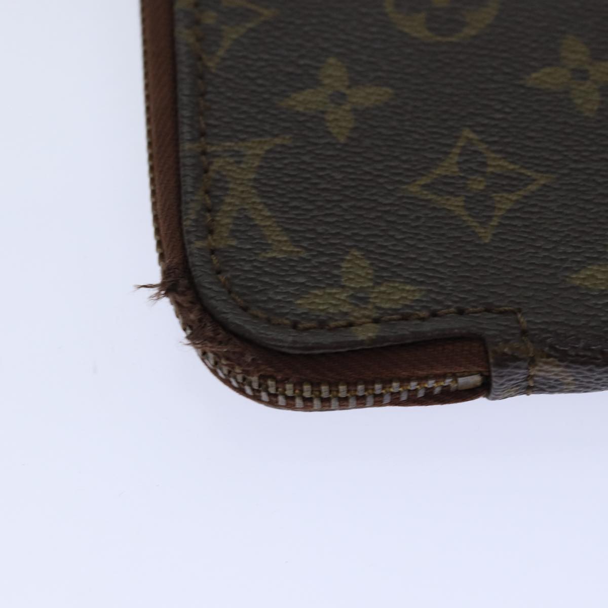 LOUIS VUITTON Monogram Posh Documents Clutch Bag Vintage M53456 LV Auth ar12267