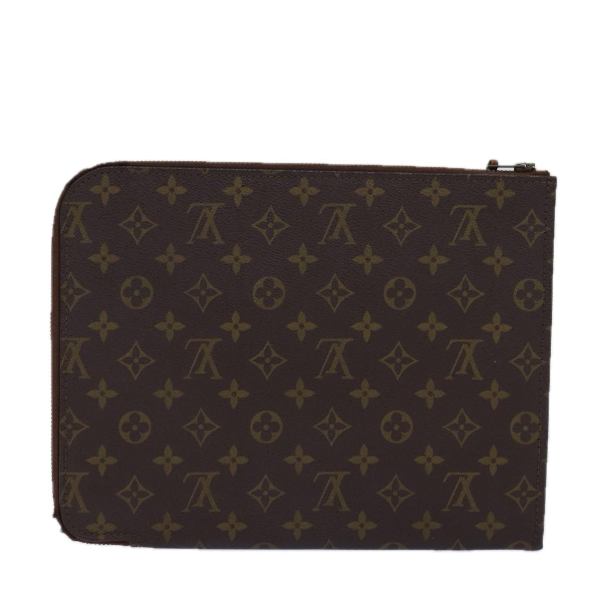 LOUIS VUITTON Monogram Posh Documents Clutch Bag Vintage M53456 LV Auth ar12267 - 0