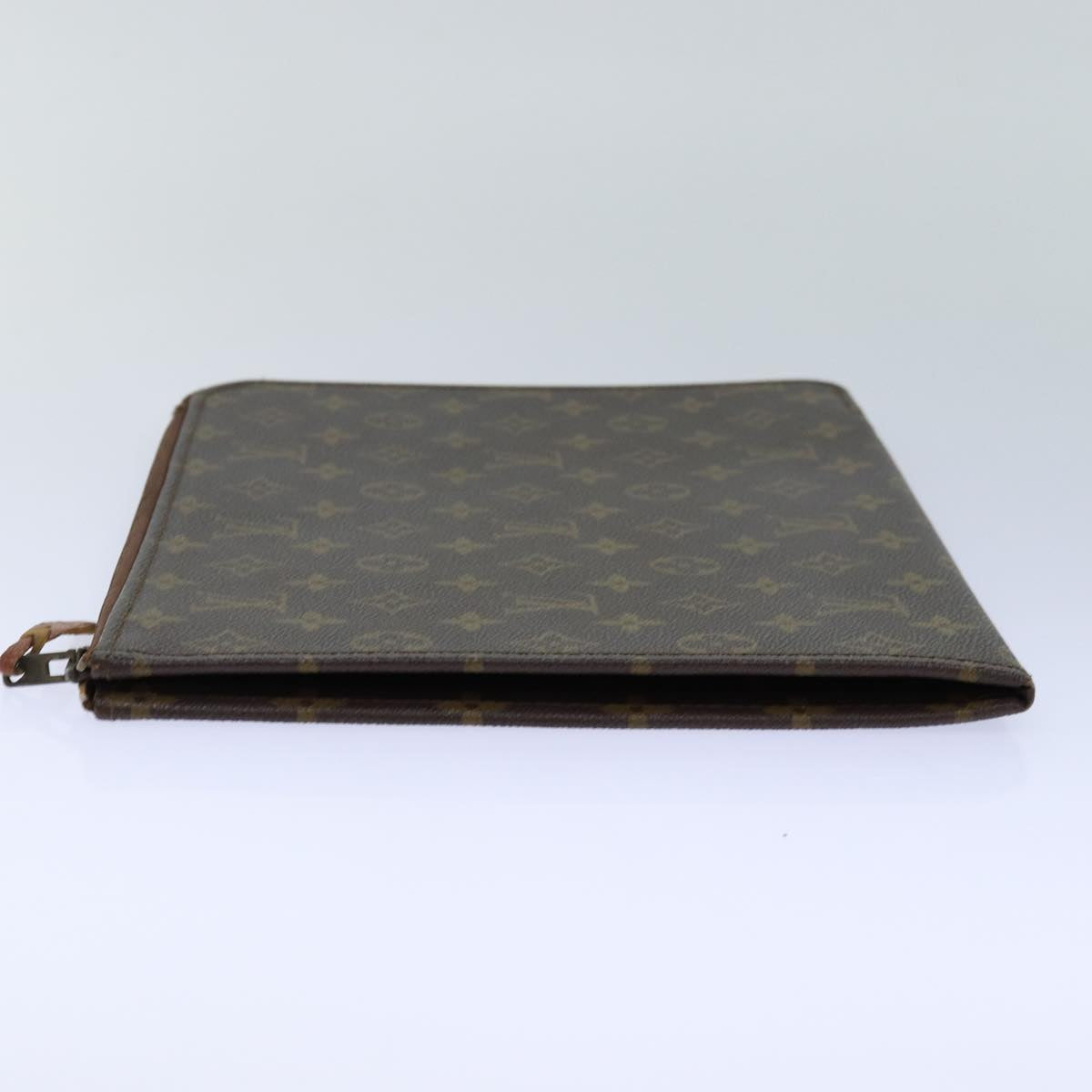 LOUIS VUITTON Monogram Posh Documents Clutch Bag Vintage M53456 LV Auth ar12267