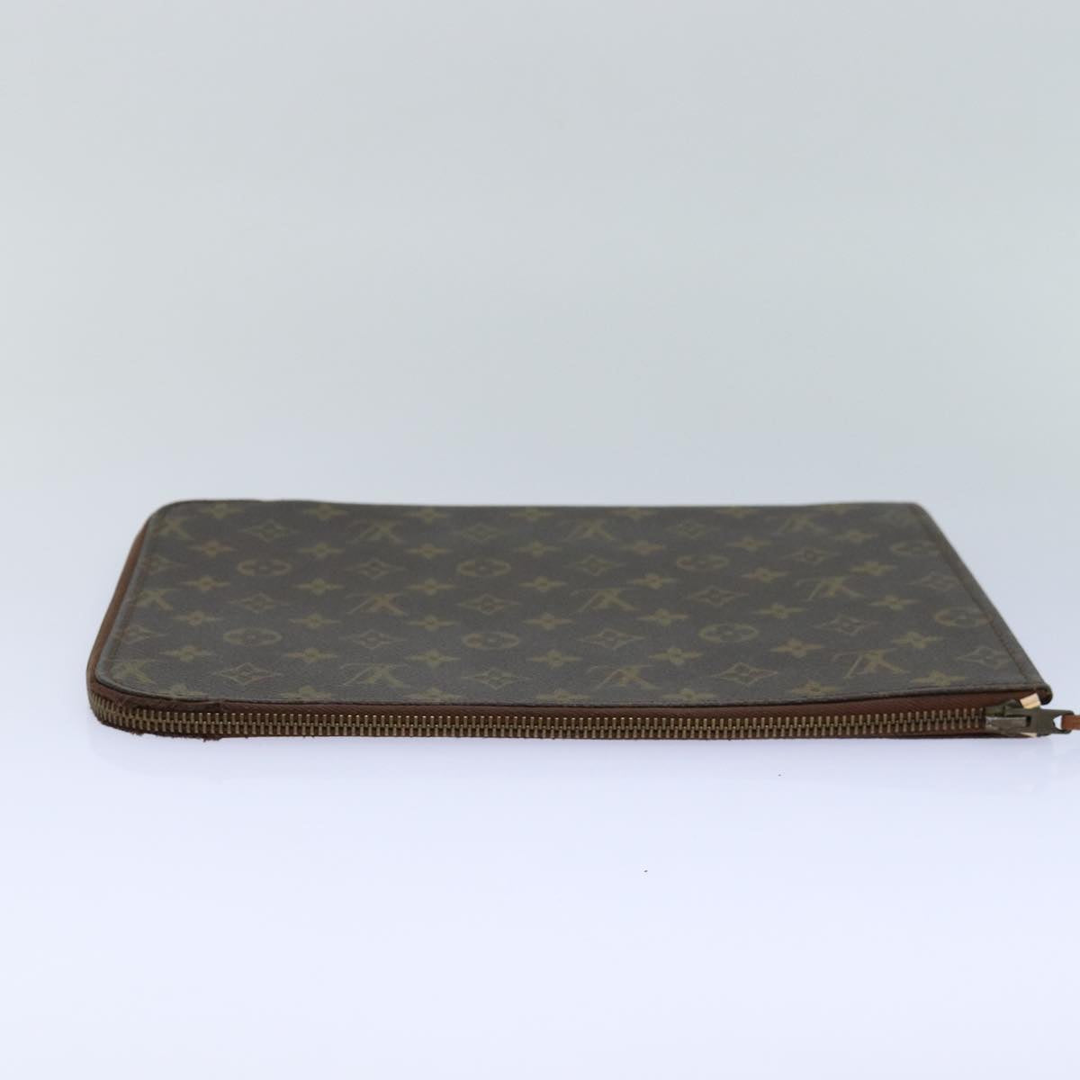 LOUIS VUITTON Monogram Posh Documents Clutch Bag Vintage M53456 LV Auth ar12267