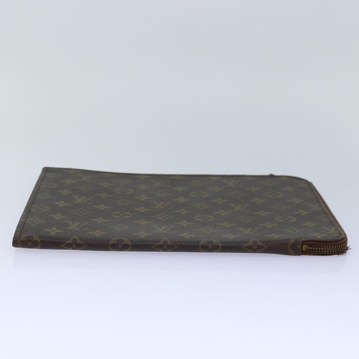 LOUIS VUITTON Monogram Posh Documents Clutch Bag Vintage M53456 LV Auth ar12267