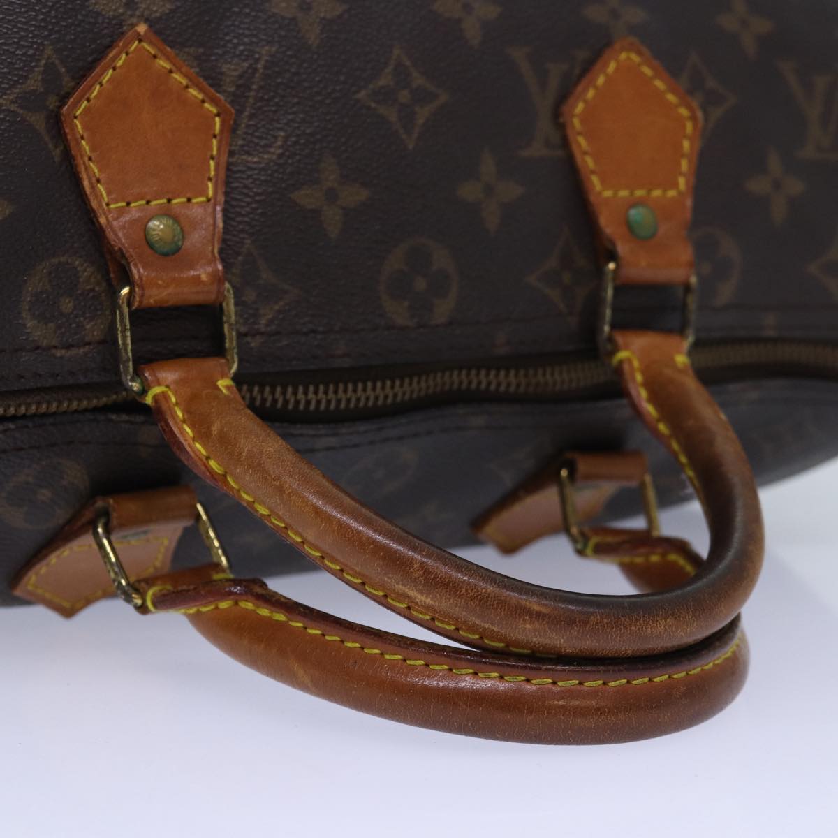 LOUIS VUITTON Monogram Speedy 30 Hand Bag M41526 LV Auth ar12270